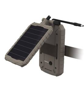 lot 3281 image: Stealth CAM Durable Sol-Pak Solar Battery Pack, 12V Solar Power Panel, Rechargeable Battery & Insulated Cable, Compatible with All WirelessCellular Trail Cameras - 5000 mAh