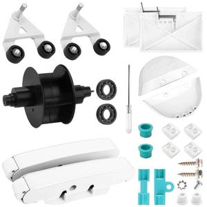 lot 3283 image: AXV417WHP Universal Pool Cleaner Pod Swing A-Frame and Turbine Replacement Kit, Fit for Hayward Navigator Parts, Pool Vac Plus, Pool Vac Ultra Cleaner Parts, AXV604WHP Front and Rear Bezels, 25Pcs