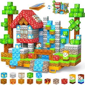 lot 3301 image: Wxlbr Magnetic Blocks, Magnetic Building Blocks,STEM Constructions Magnet Blocks for Kids, Boys and Girls Age 3 Years Old, Building Toys Gifts for Kids 84PCS 1 Large Size