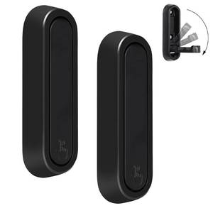 lot 3337 image: Dntorx Folding Wall Hooks, 2 Pcs Foldable Black Coat Hooks Heavy Duty Foldable Hook Bathroom Towel Hooks Robe Hooks Wall Mounted for Hanging Coat Towels Clothes Hat Bags Keys