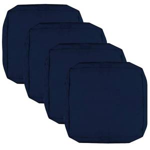 lot 3363 image: FLYMEI Patio Cushion Covers 19x19x3 Waterproof Outdoor Cushion Cover Replacement 4Packs Outdoor Seat Cushion Slipcover for Rattan Chair Sofa, Navy Blue