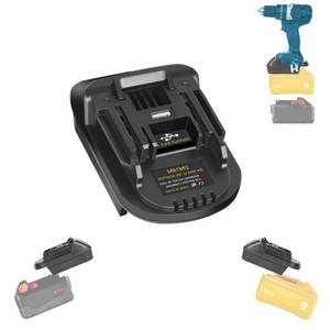 lot 3389 image: PWTLXES for Makita to for DeWalt Battery Adapter, for Makita to for Milwaukee Battery Adapter, Compatible with M18 and for DeWat 20V 60V Lthium Battery to Power for Makita 18V Cordless Tools