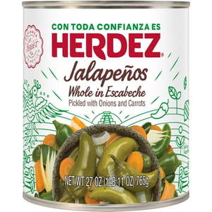 lot 3451 image: HERDEZ, WHOLE JALAPENOS 12pack