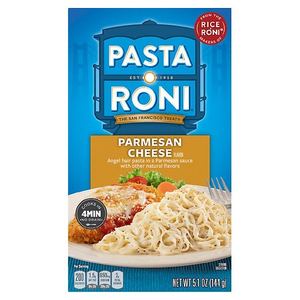 lot 3485 image: Pasta Roni Parmesan Cheese 5.1 Ounce Paper Box 12 pack