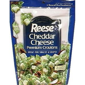 lot 3500 image: REESE, PREMIUM CROUTON, CHEDDAR CHEESE pack of 3