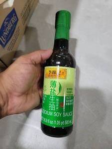 lot 3507 image: Lee Kum Kee Soy Sauce  Low Sodium  16.9 fl oz pack of 3