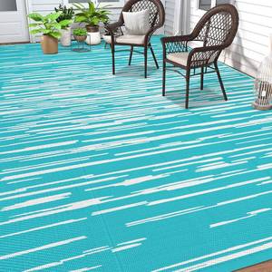 lot 3524 image: HEBE Outdoor Rug 8x10 Waterproof for Patios Clearance, Reversible Plastic Straw Rug Camping Carpet, Indoor Outdoor Area Rugs Patio Mats for RV,Picnic,Backyard,Deck,Balcony,Porch