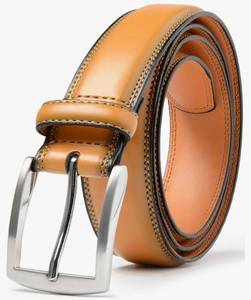 lot 17329 image: Belts For Men - Mens Dress Belt - Hand Made 100% Cow Leather Belt For Men - Retail $19