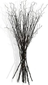 lot 17357 image: 12 Pcs Artificial Curly Willow Branches Plants Decorative Brown Twig Stems Spray Tall for Vase DIY Crafts Wedding Floral Arrangement Home Decor Indoor - Retail $20