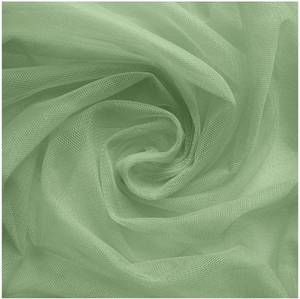 lot 17360 image: Sage Green Tulle Fabric Roll, DIMENSIONS UNKNOWN Soft Drape Tulle Netting Fabric for DIY Craft Tutu Skirt Bridal Veil Wedding Party Table Skirt Ceiling Decor - Retail $10
