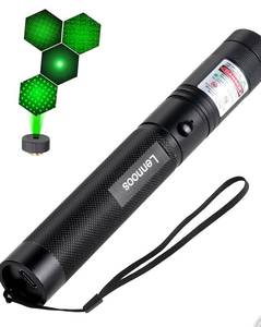 lot 17396 image: USB-C Rechargeable Green Laser Pointer - Advanced Long-Range Laser Pointer High Power with Star Cap for Astronomy Construction Presentations and Outdoor Adventures - Retail $9