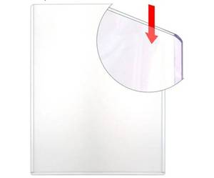 lot 17457 image: Rigid Print Protectors 4-Pack - 11 12 x 9 - Top Loaders - Retail $15