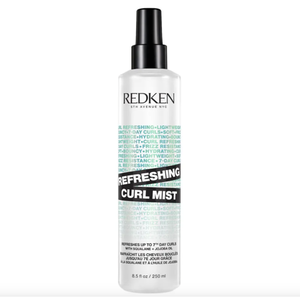 lot 17495 image: Redken Refreshing Curl Mist 8.5oz. MISSING TIP OF PUMP. SEEMS FULL. - Retail $28