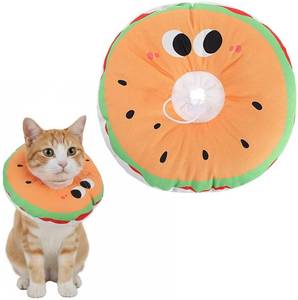 lot 17521 image: Cat Cone Collar Adjustable Soft Cat Cone to Stop Licking Scratching Comfy Elizabethan Collars Cute Lightweight Comfortable Donut Collar for Small Dogs Cats Kitten After Surgery XS - Retail $7