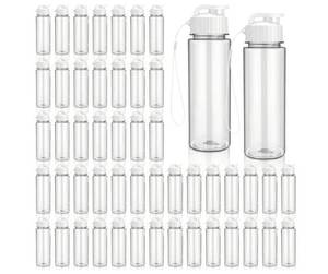44 Pieces Plastic Water Bottle Bulk 17 oz Sports Adults Reusable Large Water Bottles with Leak Proof Flip Top for Adults Fitness - Retail: $70