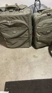 lot 40453 image: Travelpro 2-Piece Olive Green Softside Luggage Set