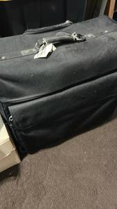 lot 40455 image: Black Soft-Side Rolling Carry-On Luggage Bag