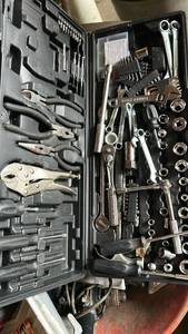 lot 40515 image: Large Mechanics Tool Set in Carrying Case