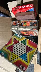 lot 60511 image: Classic Board Game Collection with Wham-O Turbo Tops