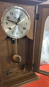 lot 60543 image: Regency 31-Day Wall Clock with Pendulum