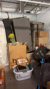 Complete Storage Unit Contents | Furniture, Grandfather Clock, Guitar & Household Goods | Olathe, KS | Est. Retail $3,500