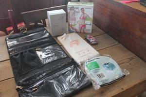 lot 1584 image: Travel Bag, NIP Pop Up Hamper & More