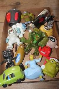 lot 1598 image: Flat of Misc. Toys