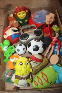 lot 1601 image: Flat of Misc. Toys