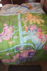 lot 1636 image: Vintage My Little Pony Childrens Sleeping Bag