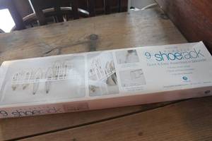 lot 1651 image: NIB Plastic Shoe Rack