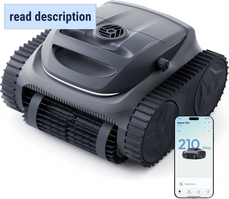 lot 231498 image: Retails for $400 Bubot 500P Cordless Pool Vacuum for Inground &amp Above Ground Pools