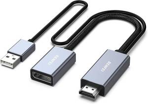lot 142265 image: BENFEI HDMI to DisplayPort Adapter, HDMI Source to DisplayPort Monitor Compatible with PC Graphics Card Laptop PS5 Xbox One(360) Supporting 4K60Hz 2K144Hz 1080P165Hz
