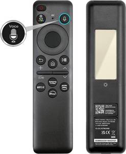 lot 142271 image: BN59-01432A TM2360E Solar Voice Remote Compatible with Samsung Neo QLED OLED 4K8K The Frame The Serif UHD Series 2021-2026 TVs