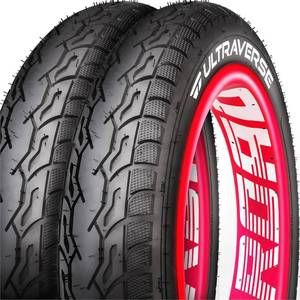 lot 242142 image: Retails for $120 ULTRAVERSE 20x3.0 20x4.0 26x4.0 inch Fat Tire for Ebikes, Street Tread  Robust, High-Performance 20inch Fat Tyre, Dual Compound Road Dominator, Reinforced Casing for Asphalt & Trail Adventures