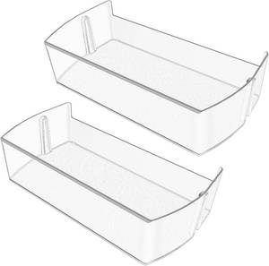 lot 242160 image: Retails for $110 2 PACK UPGRADED MAN64890501 Refrigerator Door Bin Compatible with LG Refrigerator Door Shelf Bin Fridge Door Shelf LRSXS2706V LRSXS2706W LRSOS2706S LRSDS2706S LG Refrigerator Shelf Replacement Right