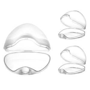 lot 342208 image: Accmor Pacifier Case, Pacifier Holder Case, Pacifier Container for Travel, BPA Free, Transparent, 3 Pack