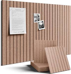 lot 442083 image: Fluxynara 36 x 24 Large Felt Bulletin Board, Terracotta  6 Pack Cork Board Alternative with 30 Safe Adhesive Tabs, Pin Boards for Wall Decor, Home, Office, Classroom,Dorm