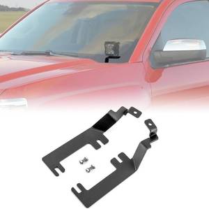 lot 442087 image: WeiSen Hood Hinge Ditch Light Mounting Brackets for 3 Inch Offroad LED Pod Work Light Compatible with Chevy Silverado 2500HD 3500HD 2015-2019, Fit GMC Sierra 2500HD 3500HD 2015-2019