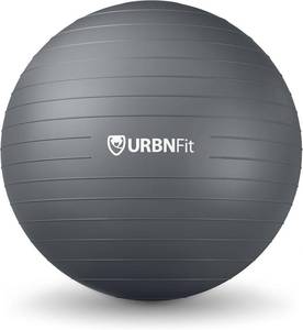 lot 442104 image: URBNFit Exercise Ball - Yoga Ball for Workout Pregnancy Stability - AntiBurst Swiss Balance Ball w Pump - Fitness Ball Chair for Office, Home Gym