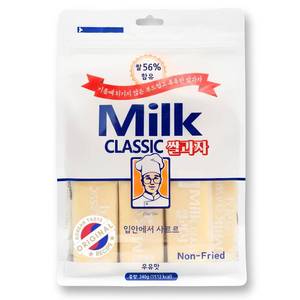 lot 221469 image: 56% MILK CLASSIC Korean Milk Cracker   Oven Baked Non-Fried Rice Crackers, Individually Wrapped   Crispy Milk Flavor Snack   Lunchbox, Snack Box & Gifting 24 Count