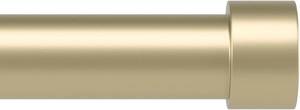 lot 9187281 image: Umbra Cappa Curtain Rod, Includes 2 Matching Finials, Brackets & Hardware, 66 to 120-Inches, Gold