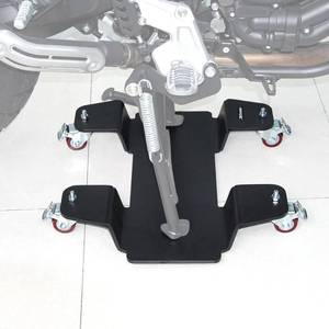lot 152162 image: Retails for $150 Xitomer Motorcycle - Holds Up to 800lbs - Center Stand Mover Dolley (8mm)  Dolley 360-Degree Castor Heavy-Duty Bike Dolly for Easy Movement in Tight Spaces Ideal for Cruisers, Sportbikes, and Scooter