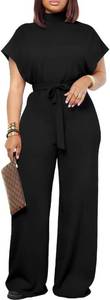 lot 152192 image: Ulovmi Womens Jumpsuits Dressy Formal Elegant Wide Leg Romper Jumpsuit Wedding Guest Party Cocktail One Piece Outfits