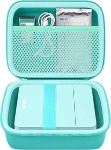 lot 152198 image: khanka Case for Nelko PP03PP01 Color Mini Portable Printer,Mint Green  Fits for Nelko Nelko Photo Printer PP03PP01 Printer and Photo Paper,Travel-Ready Portable Storage,Protective Case Only