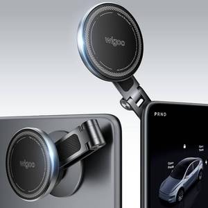 lot 152201 image: Wigoo for Tesla Model 3YYLXS Phone Mount, OEM-Style, Strongest Magnet  360  Rotation Foldable Hidden Phone Holder, for Magsafe iPhone 17-12 Series, Tesla Model Y Model 3 Accessories