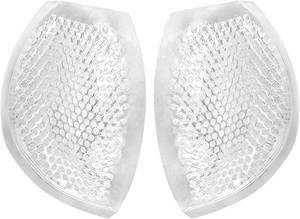 lot 251673 image: erioctry Reusable Silicone Bra Inserts Breathable Perforated Nonslip Breast Enhancers Inserts Honeycomb Push up Booster Pads for Bra Bikini Swimsuits Sports Bra