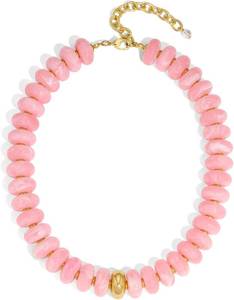 lot 351817 image: Beaded necklace for Women Boho Bead Gemstone Chunky Necklace Big Bead Necklace Fashion Trendy Summer Necklaces Jewelry Gifts