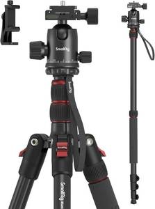 lot 351843 image: SmallRig Camera Tripod, 71 Foldable Aluminum TripodMonopod, 360 Ball Head Detachable, Payload 33lb, Adjustable Height from 16 to 71 for Camera, Phone