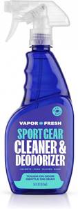 lot 452164 image: Vapor Fresh Sports Gear Cleaner and Deodorizer Spray, 16oz (1 Pack)  Sports odor eliminator, Boxing gloves, Sports pads, Helmets, Gym bags, Gym equipment