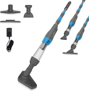 lot 452201 image: 3 in 1 Cordless Rechargeable Pool Vacuum  Handheld Pool Cleaner Ideal for Spas, Hot Tubs and Small Pools for Sand and Debris